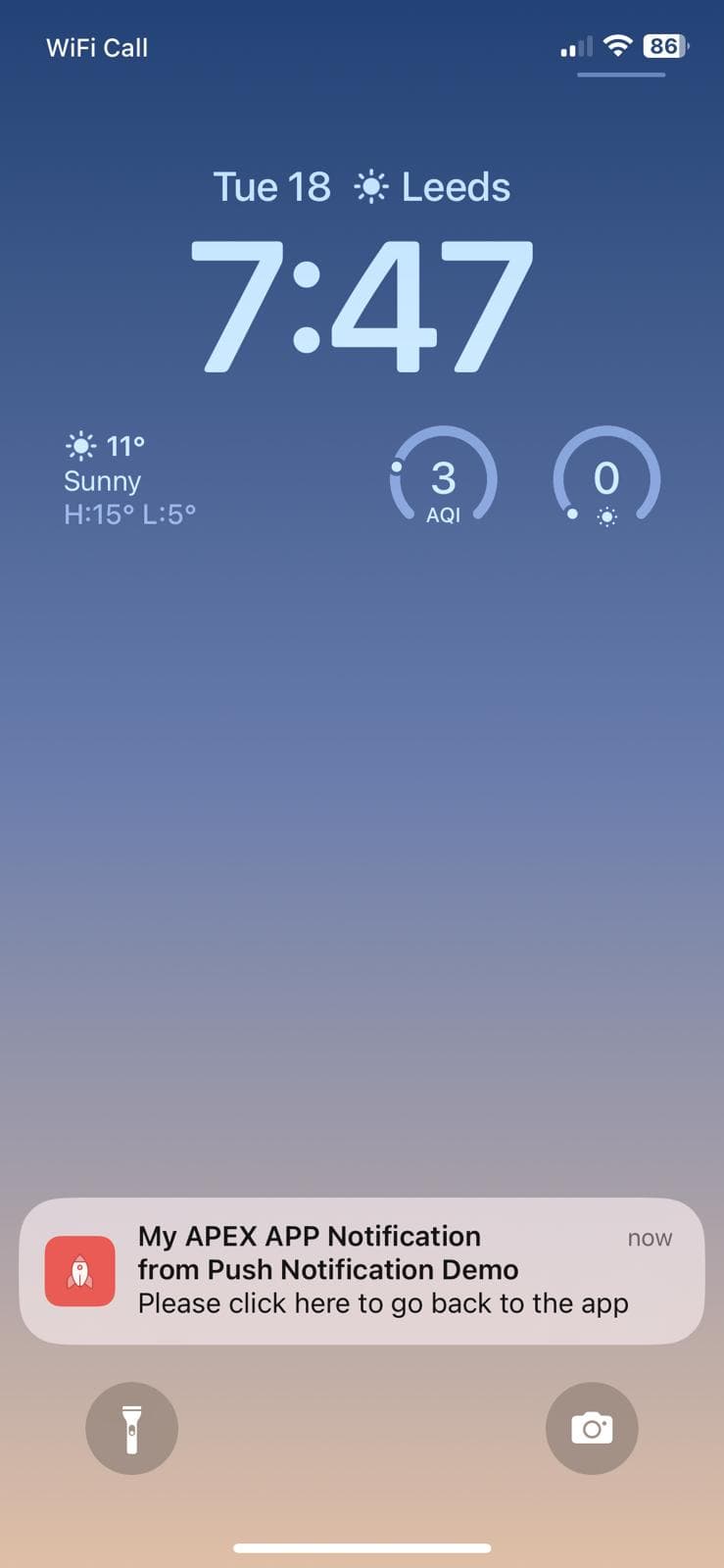 APEX PWA Push Notifications in just a few minutes