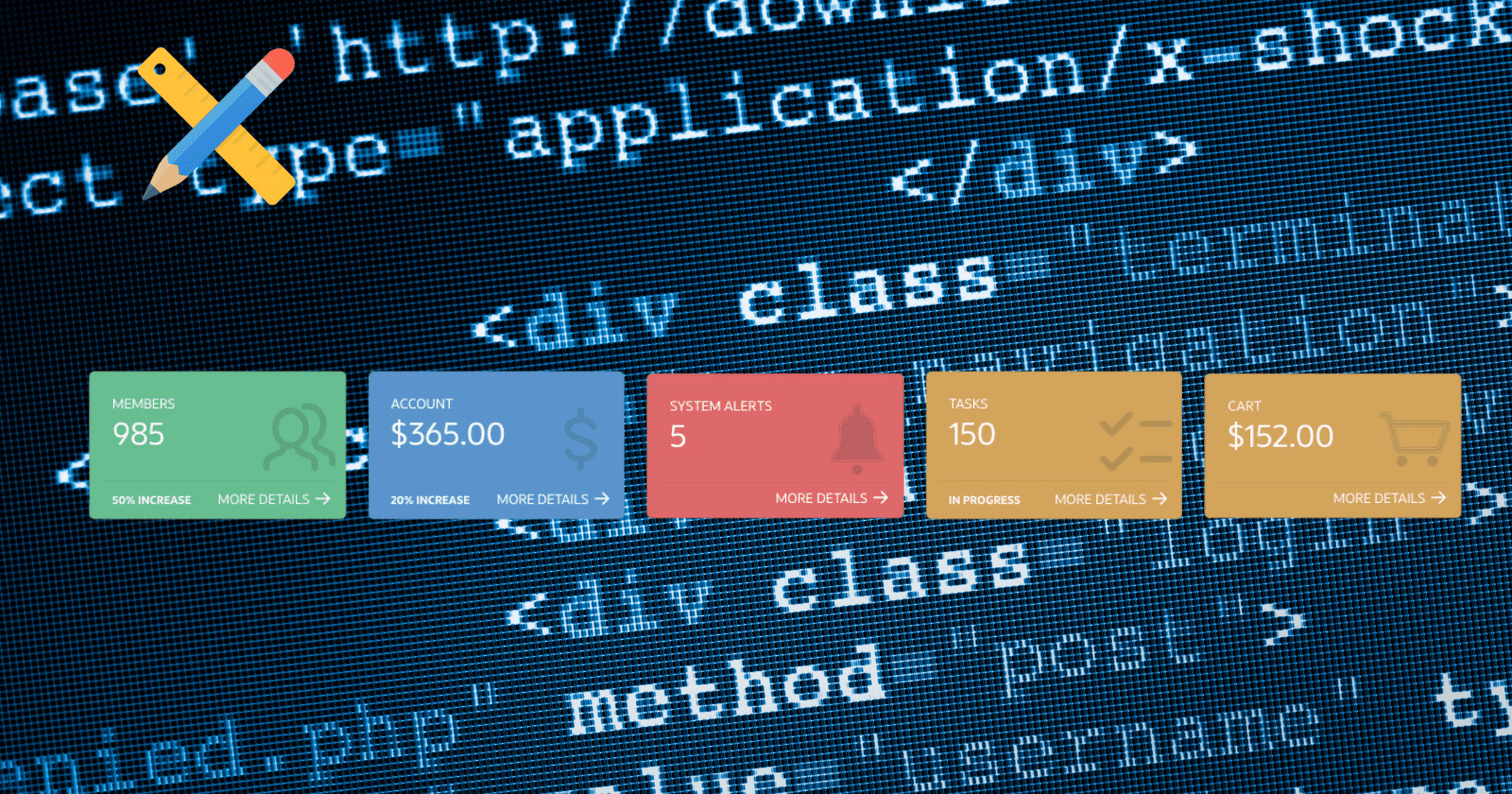 Oracle APEX Plugin! Dashboard Cards!
