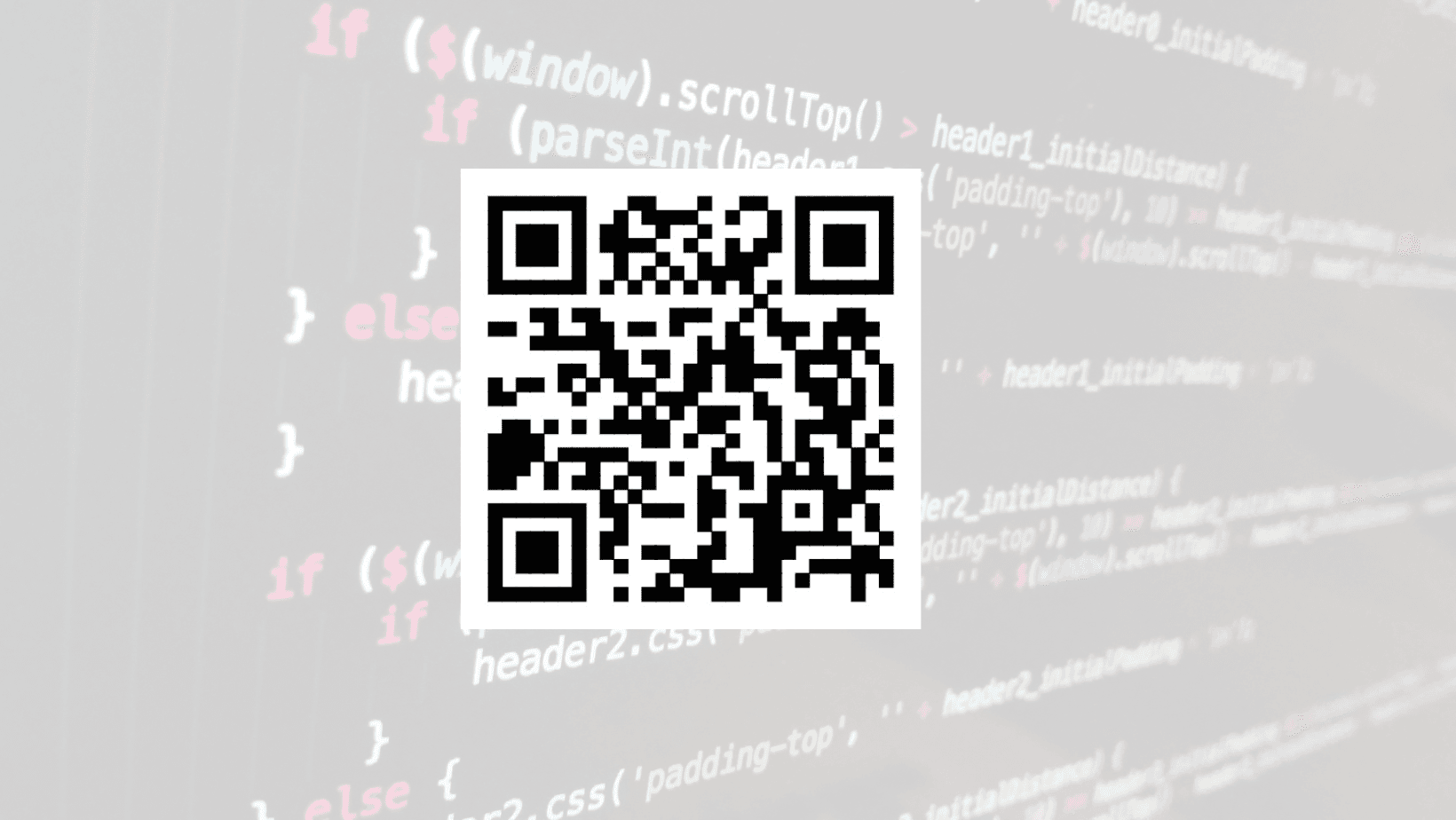 QR CODE enchancements